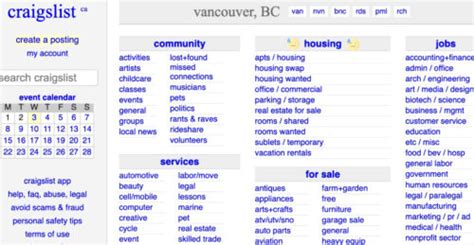 craigslist greater vancouver